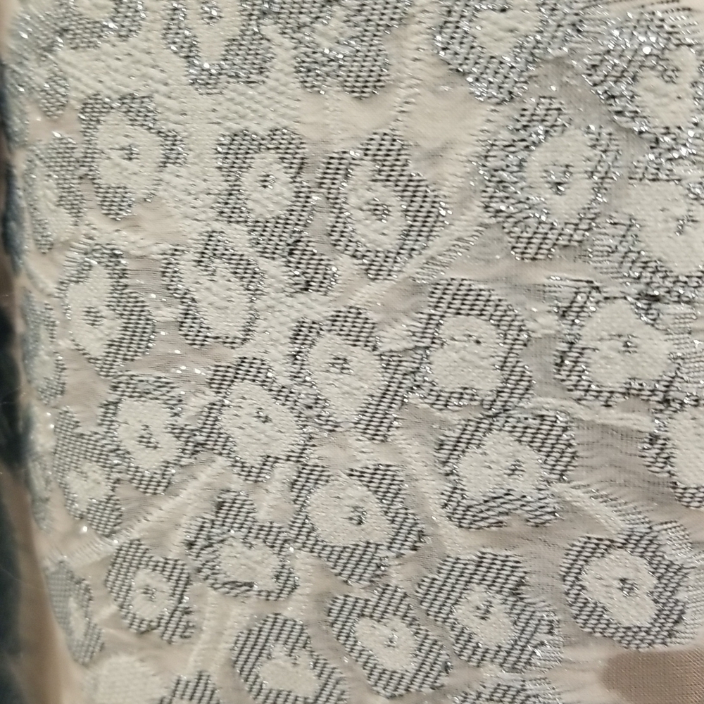 💕ST. JOHN💕 Bethany Metallic Floral Floral Organza/Jacquard Ball Skirt 10 NWOT - Picture 9 of 14